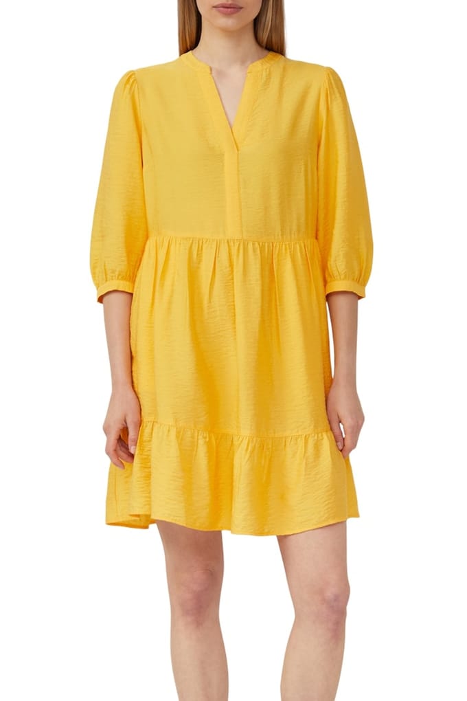 s.Oliver  Dresses Yellow Größe: 44 | Blusenkleider Outlet | Damen | Gelb