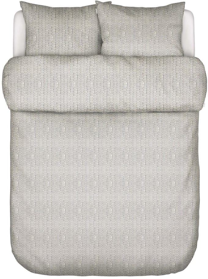 Marc O'Polo Janne Dekbedovertrek Biologisch Katoensatijn Grey mist - Lits-Jumeaux - 240x200/220 cm