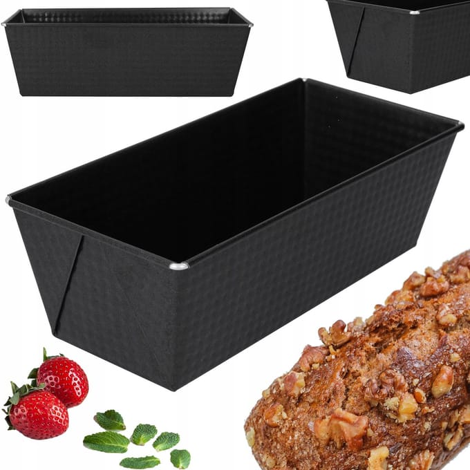 Kookvorm Cakevorm Pasvorm 25x12x8 cm Antiaanbaklaag
