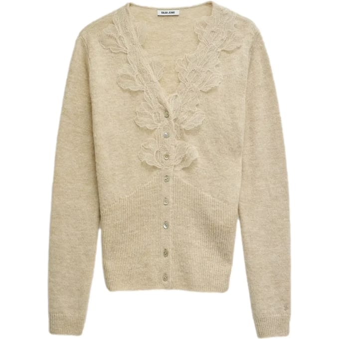 Kardigan met kant dames Salsa Jeans