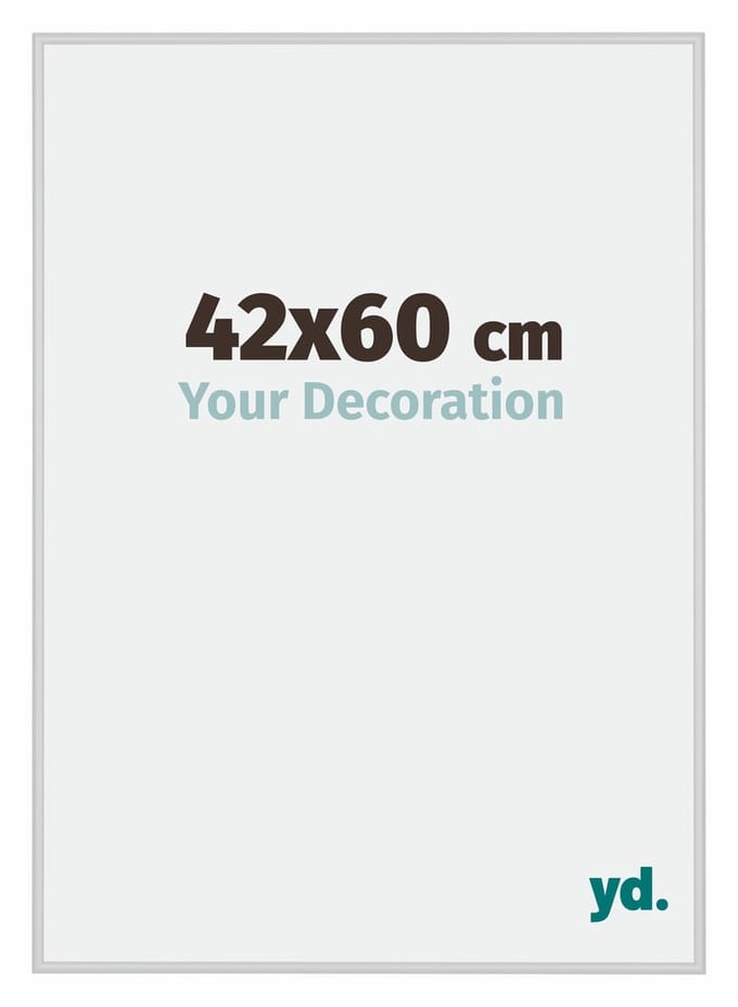 Your Decoration - Fotolijst 42x60 cm - Aluminium - Zilver Mat - Miami