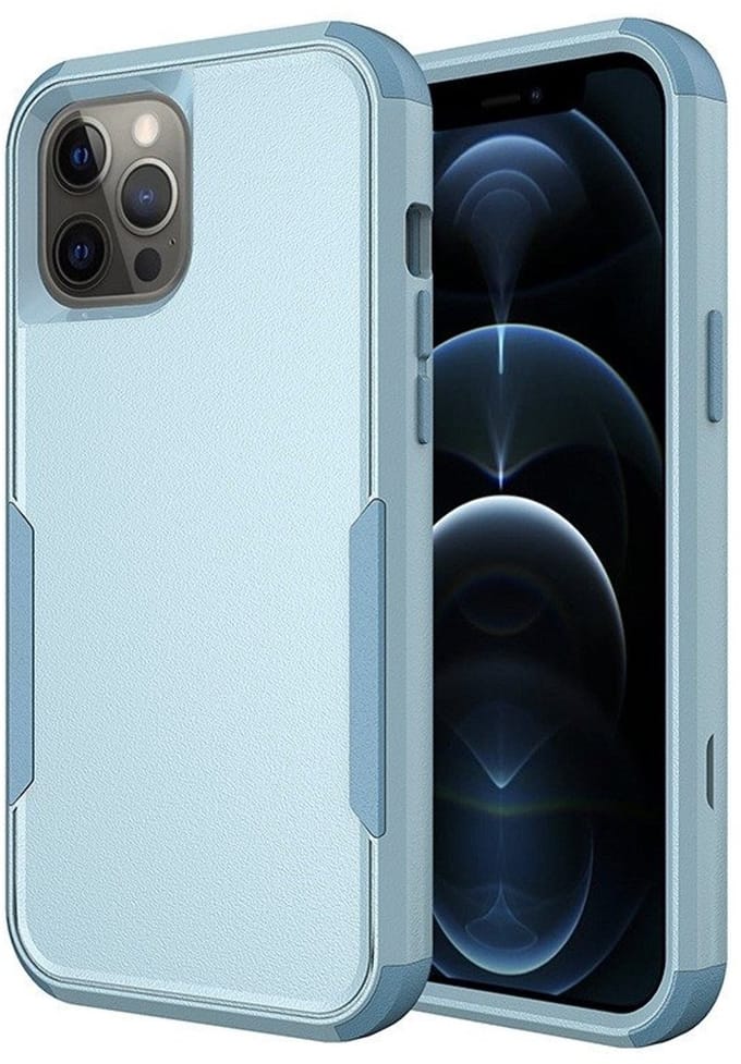 Shockproof Hoesje geschikt voor iPhone 15 Pro Max - Mobiq Layered Armor Case geschikt voor iPhone 15 Pro Max