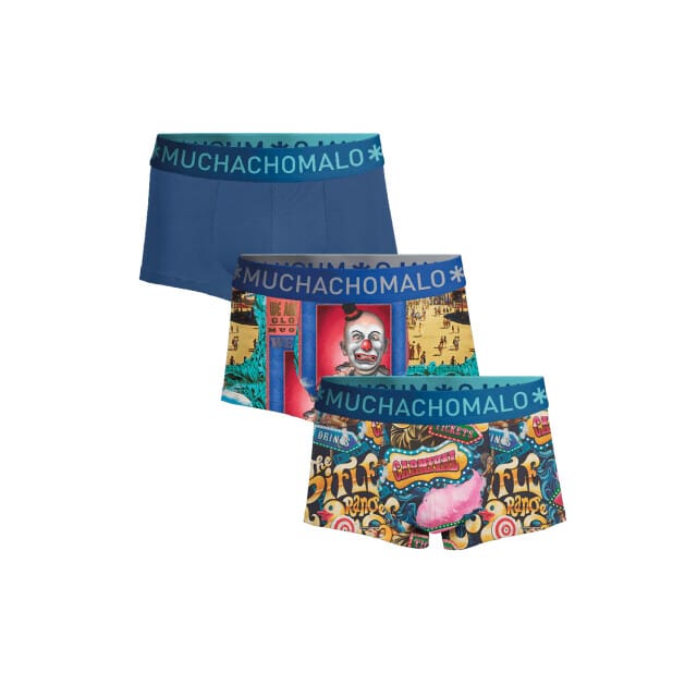 Muchachomalo Heren Trunks - 3 Pack - Maat M - 95% Katoen - Mannen Onderbroek