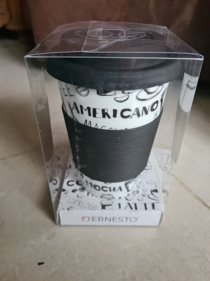 Ernesto Koffiebeker to go Porselein 380ml