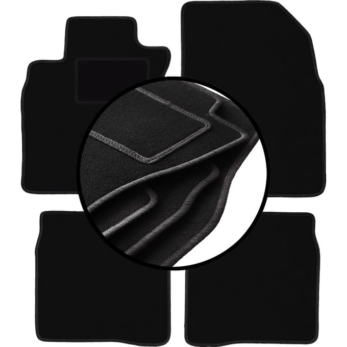 Complete set veloursmatten voor: Nissan Note I E11 minivan (2006-2012)