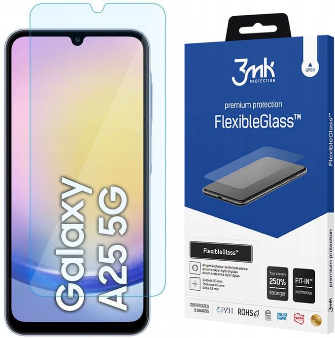 3mk FlexibleGlass Onbreekbaar Hybride Glas voor Samsung Galaxy A25 5G