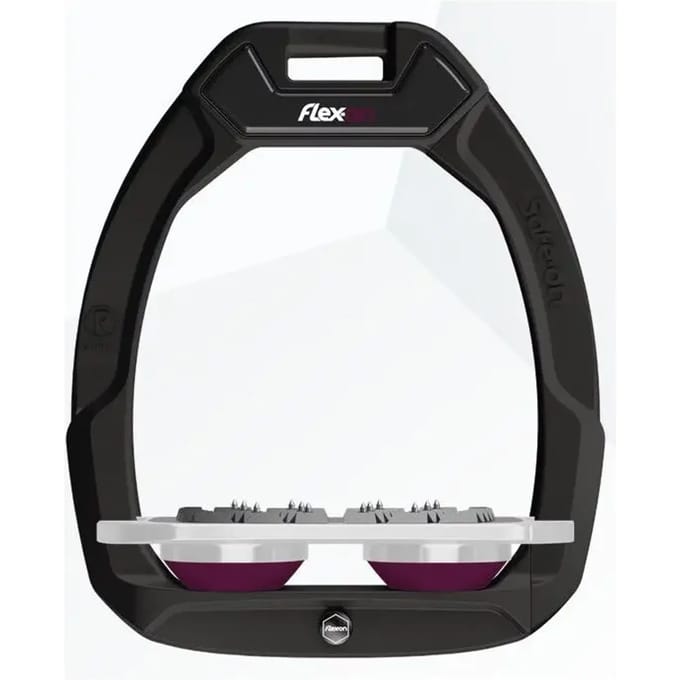 Plat Ultra Grip Zwart/Grijs/Paars Veiligheidsbeugels Flex-On Safe-On