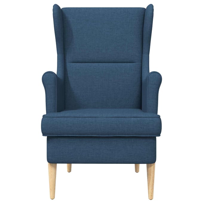 vidaXL - Fauteuil - Blauw - Stof