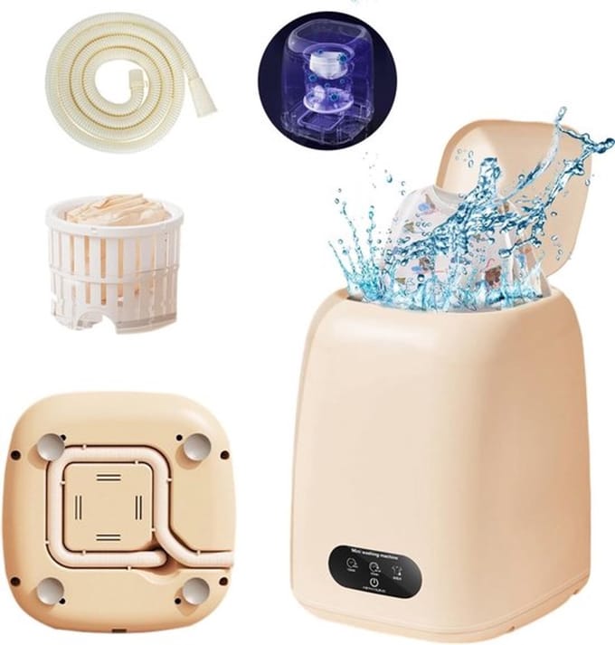 Allecto - Mini Washing Machine - Campingwasmachine - Compact en