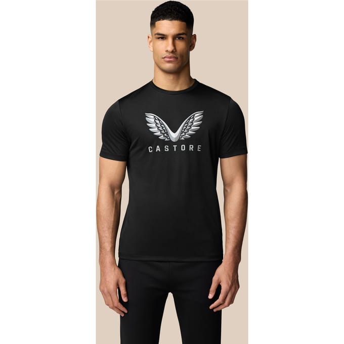 Grafisch Training T-shirt - Zwart