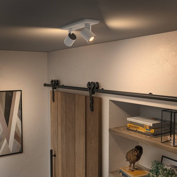 Philips Hue Plafondspot 8720169320475 Runner GU10 8.4 W Warmwit, Neutraalwit, Daglichtwit