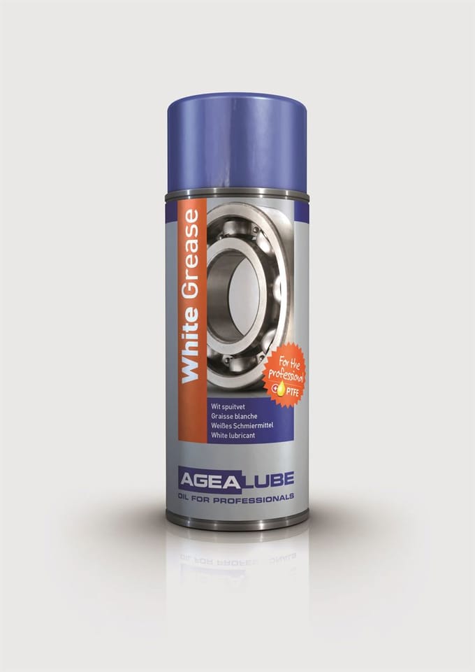 AgeaLube White Grease Hoogwaardig Spuitvet met PTFE 400 ml