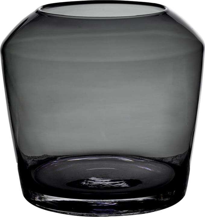 Maison Pederrey - Vaas - glas - zwart - D25 x H23 cm - Opening 14 cm