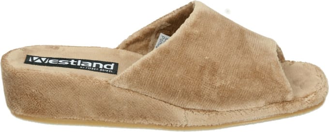 Westland MARSEILLE - Dames pantoffels - Kleur: Wit/beige - Maat: 40.5