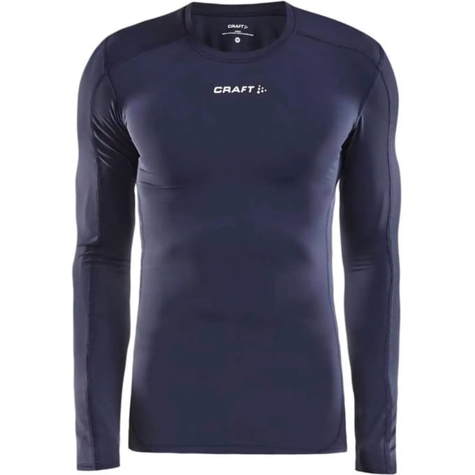 Craft Pro Control Compression Shirt Lange Mouw - Marine | Maat: S