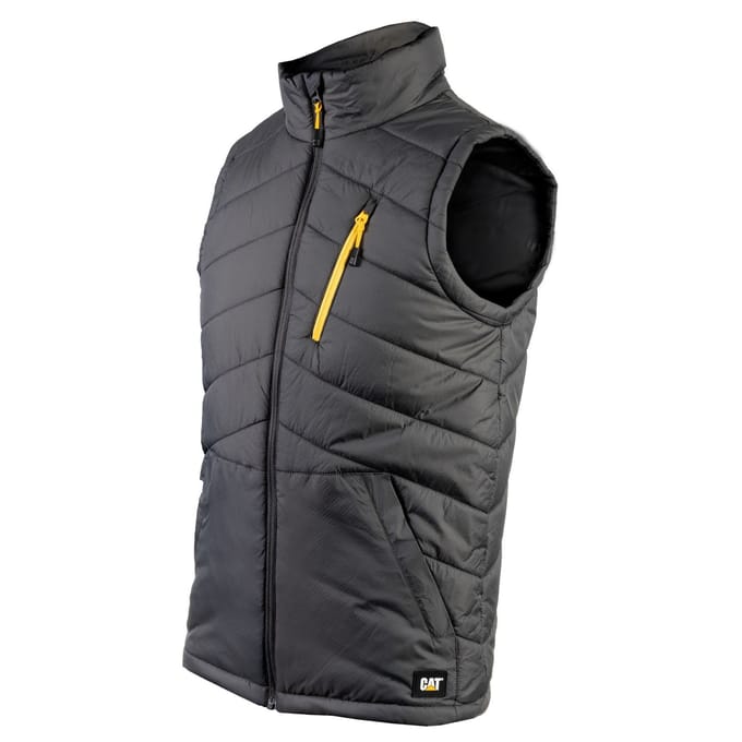 Caterpillar Essentials Bodywarmer Heren Zwarte Gilet