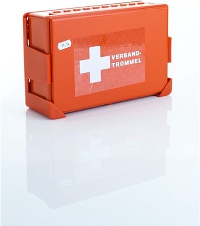 PSP Verbandtrommel B met wandhouder