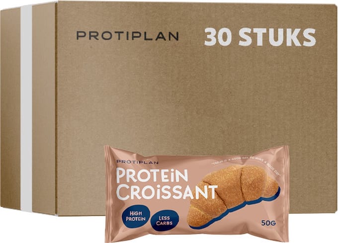 Protiplan - Protein Croissant - 30 stuks - 30 x 50 g - Eiwitrijk - Low carb
