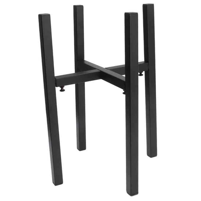 Support de Plante Réglable Fer Style Simple Moderne Support de Pot de Plante Support de Pot de Fleurs black