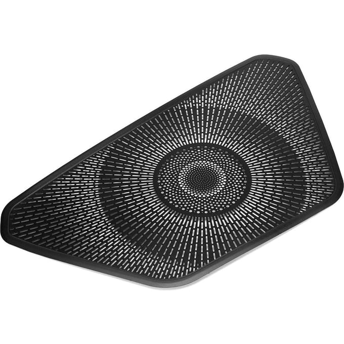 Garniture de Couvercle de Haut-parleur de Tableau de Bord de Console en Alliage d'Aluminium Noir Convient pour Série 3 G20 G28 2020 black