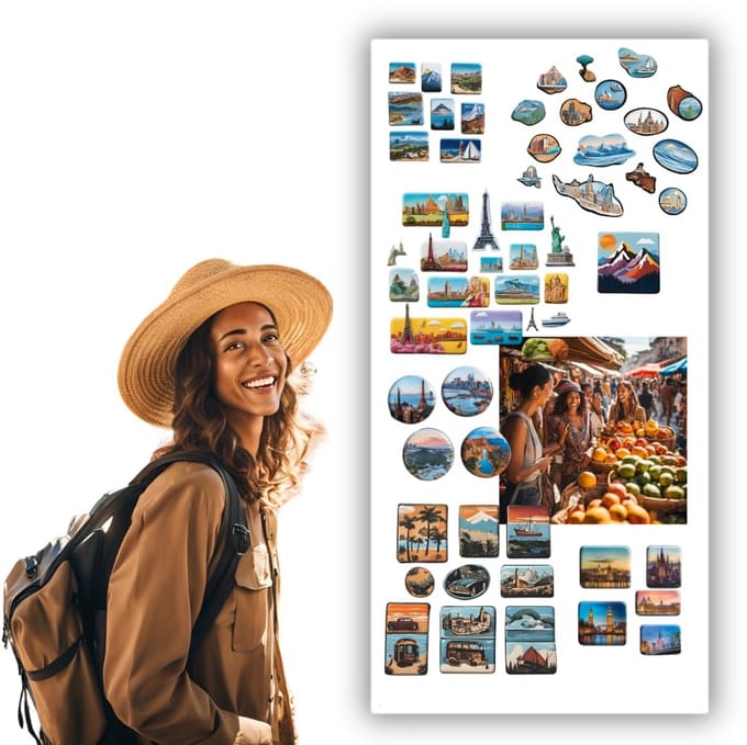 Anwicar Rechthoekige Magneet Bord - Magnetisch memobord - Magnetisch prikbord - Wit