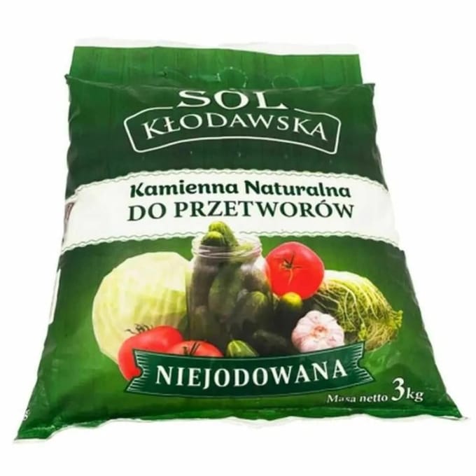 Kłodawa zout, ongejodeerd 3kg - zoutmijn Kłodawa