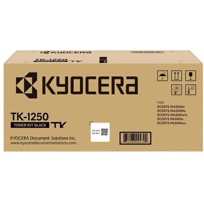 KYOCERA TK-1250 tonercartridge 1 stuk(s) Origineel Zwart