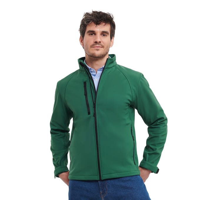 Russell Heren Soft Shell-jasje (Fles groen)