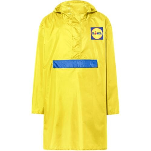 Lidl regenponcho (Geel)