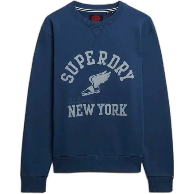 Superdry Athletic Essential Crew Sweatshirt Blauw M Man