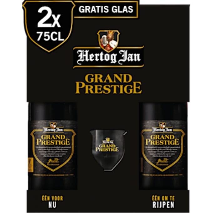 Grand Prestige geschenkset met glas