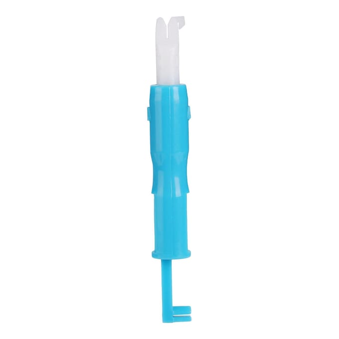 Enfile-aiguille ménager multifonctionnel automatique pour machine à coudreBlanc bleu