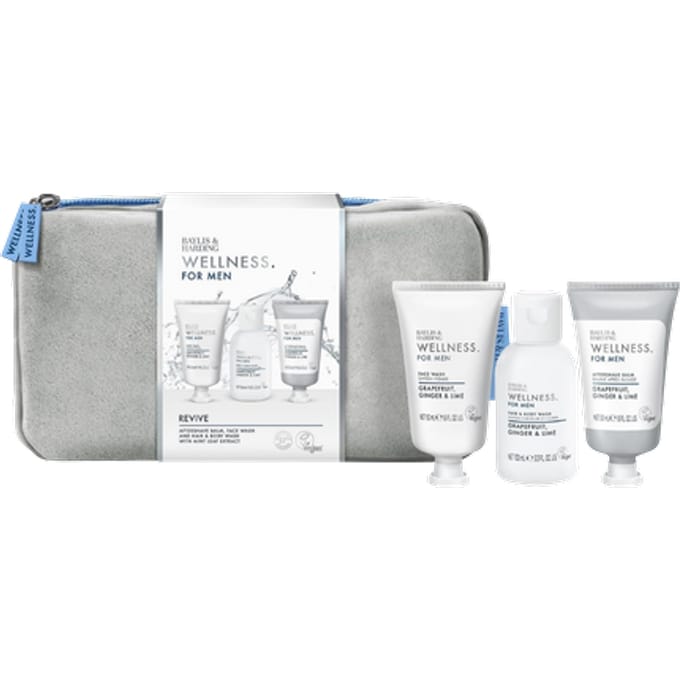 Baylis & Harding Wellness For Men Revived & Ready Wash Bag Cadeauset