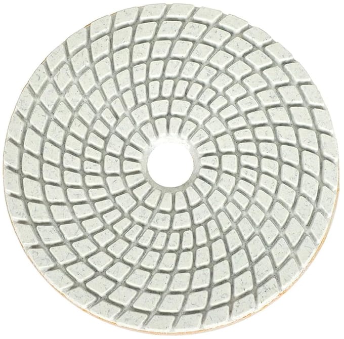 Polijstpad - Schuurwiel - Glad maken - Diamant hars - 4 inch - Wit