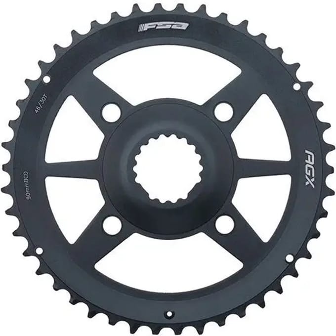 Fsa Agx+ Gossamer Pro Direct Mount 2x11s Wa740a B5 Kettingblad Zilver 46t