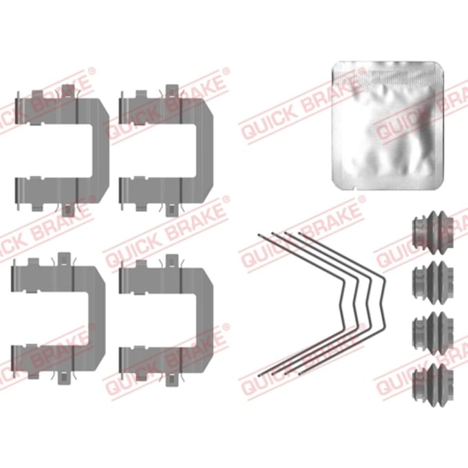Toebehorenset, schijfremblok QUICK BRAKE 109-0131