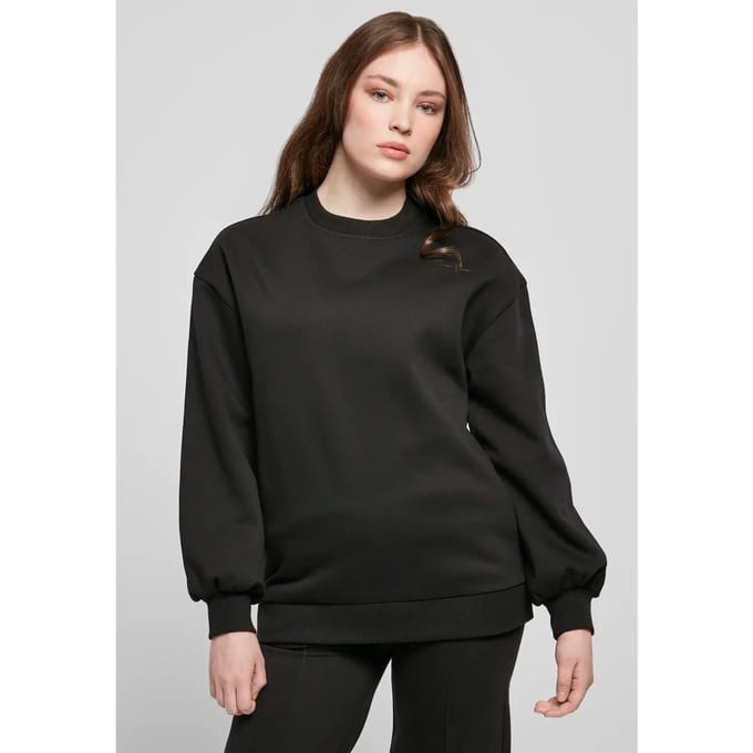 Urban Classics - Organic Oversized Sweater/trui - S - Zwart