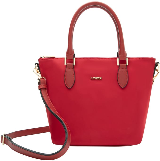 L.CREDI Alena Shopper Tas 32 cm - 7 L - rot