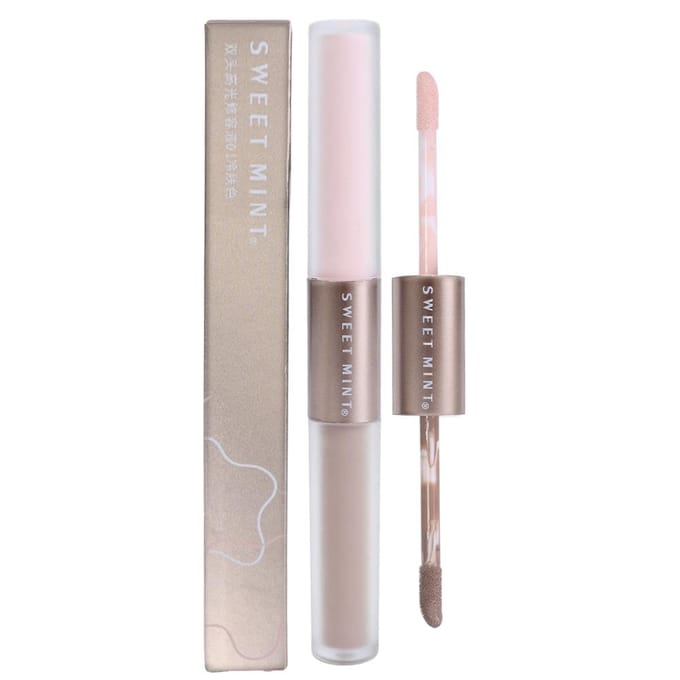 Double-ended Highlighting Contouring Stick 2-in-1 Concealer Stick Gezichtsschaduw Bronzers Make-up Cosmetica white