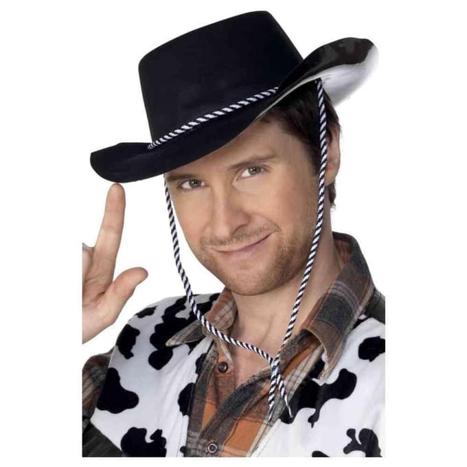 Dressing Up & Costumes | Headwear - Cowboy Hat, Flocked Plastic