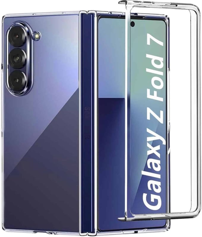 Cityhoesje - Backcover - Geschikt voor Samsung Galaxy Z Fold 7 - Transparant
