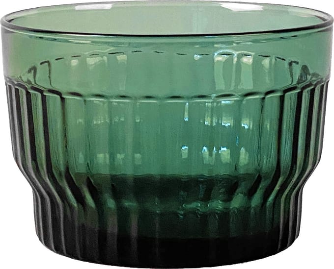 XLBoom Lima Schaal Small - Rond - Glas - Groen - Ø 12 cm