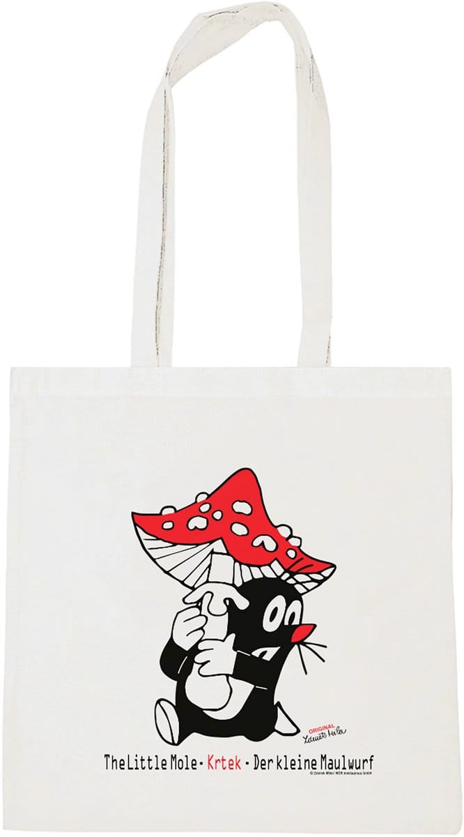 Logoshirt Baumwolltasche Der kleine Maulwurf - Pilz