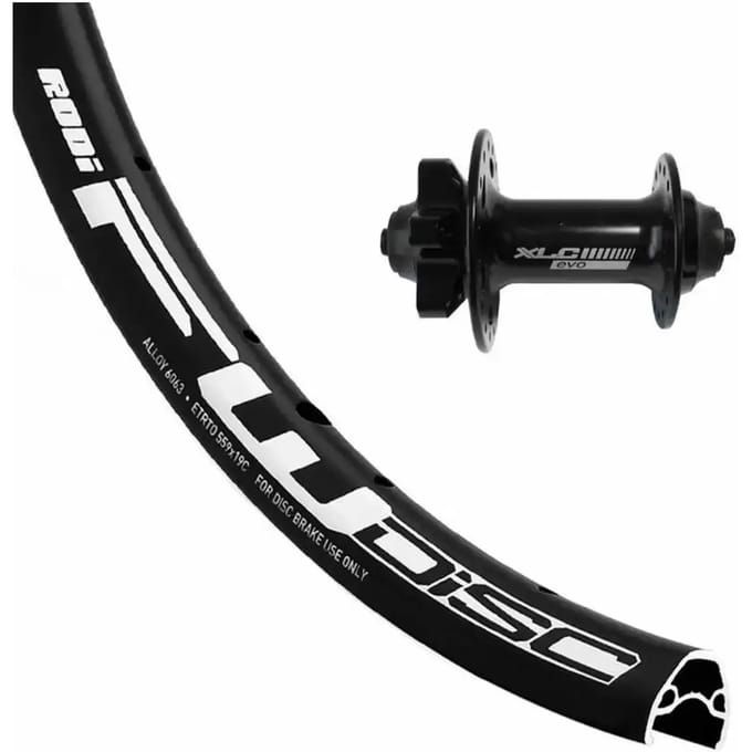Xlc Rodi A05 Evo 24´´ 6b Disc Mtb Voorwiel Zwart 9 x 100 mm