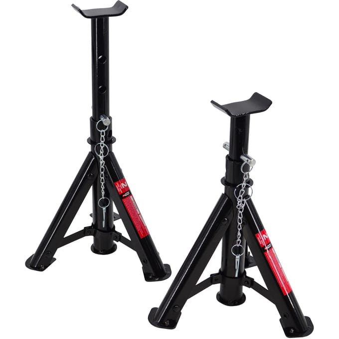 Awtools AW20019 - Samenvouwbare Autostandaarden - 2000 kg - 270-365 mm - Stalen Constructie