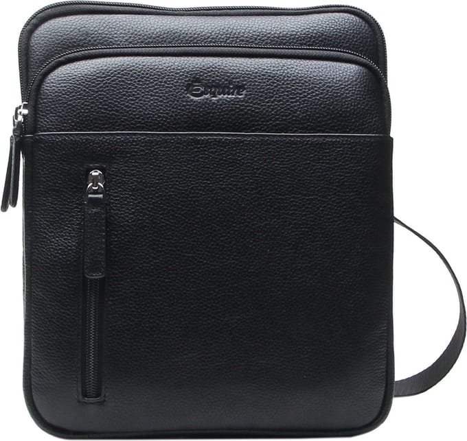 Esquire Schoudertas Oxford Crossbody Bag Black Zwart