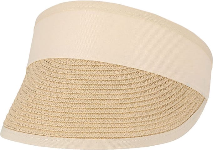 Sarlini Zonneklep Straw Natuur/Zand
