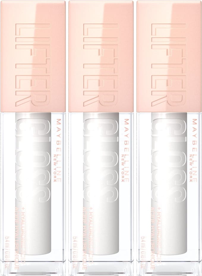 Maybelline New York - Lifter Gloss Lipgloss - 1 Pearl - Transparant - Glanzende Lipgloss - 5,4ml 3x