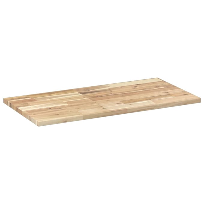 vidaXL - Wandschap - zwevend - 60x40x2 - cm - onbehandeld - massief - acaciahout
