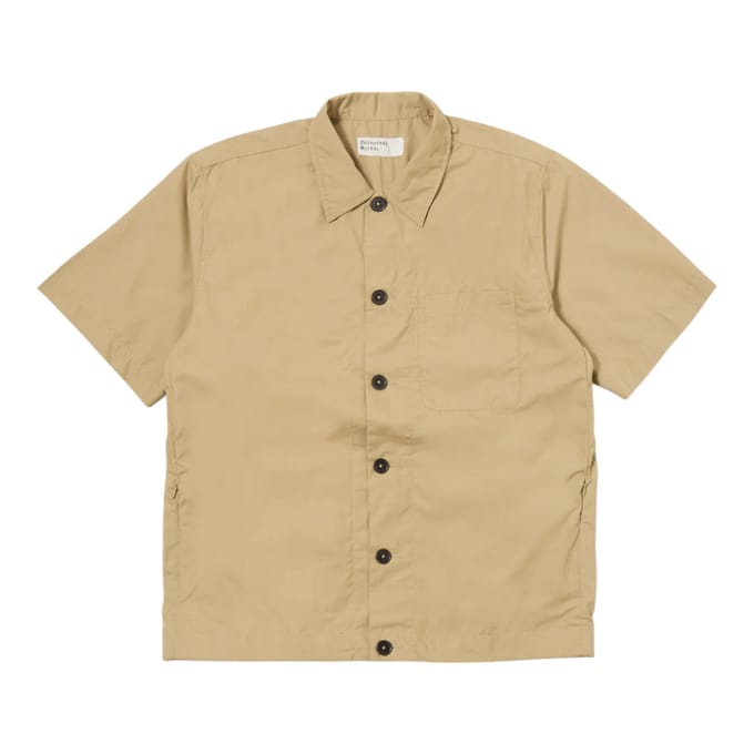Overhemd Universal Works tech overshirt - zand